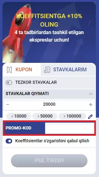 Mostbet promo-kodi